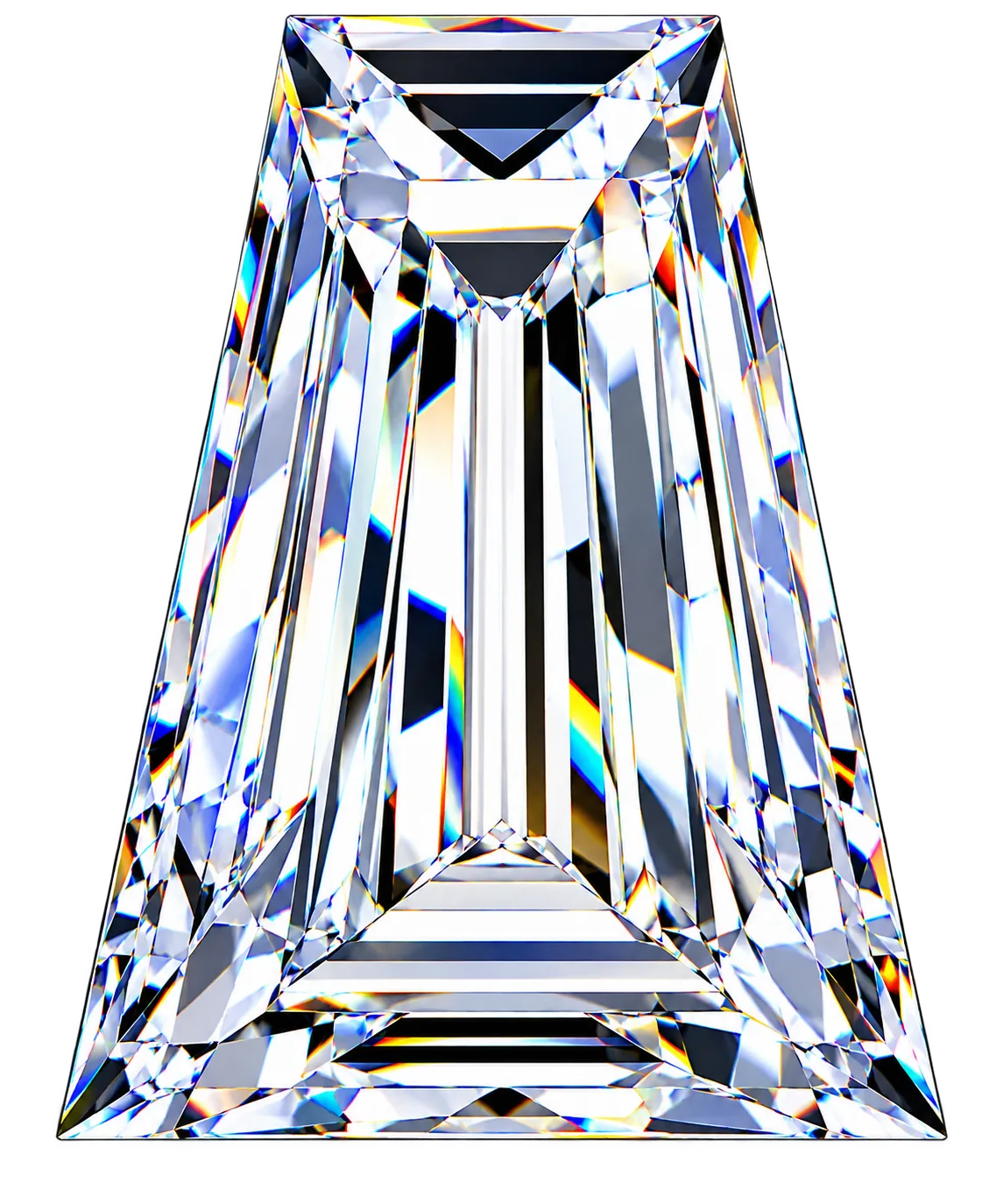 Tapered Baguette cut diamond